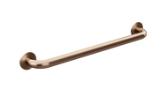 care range straight grab rail 600mm, Lustre Bronze