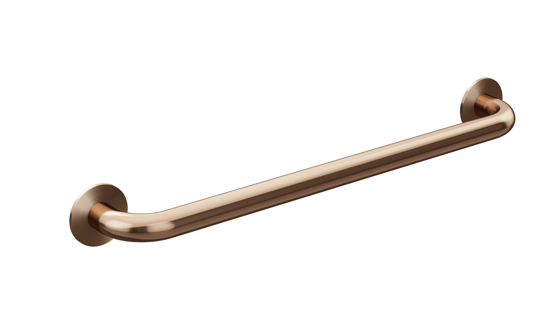 care range straight grab rail 600mm, Lustre Bronze