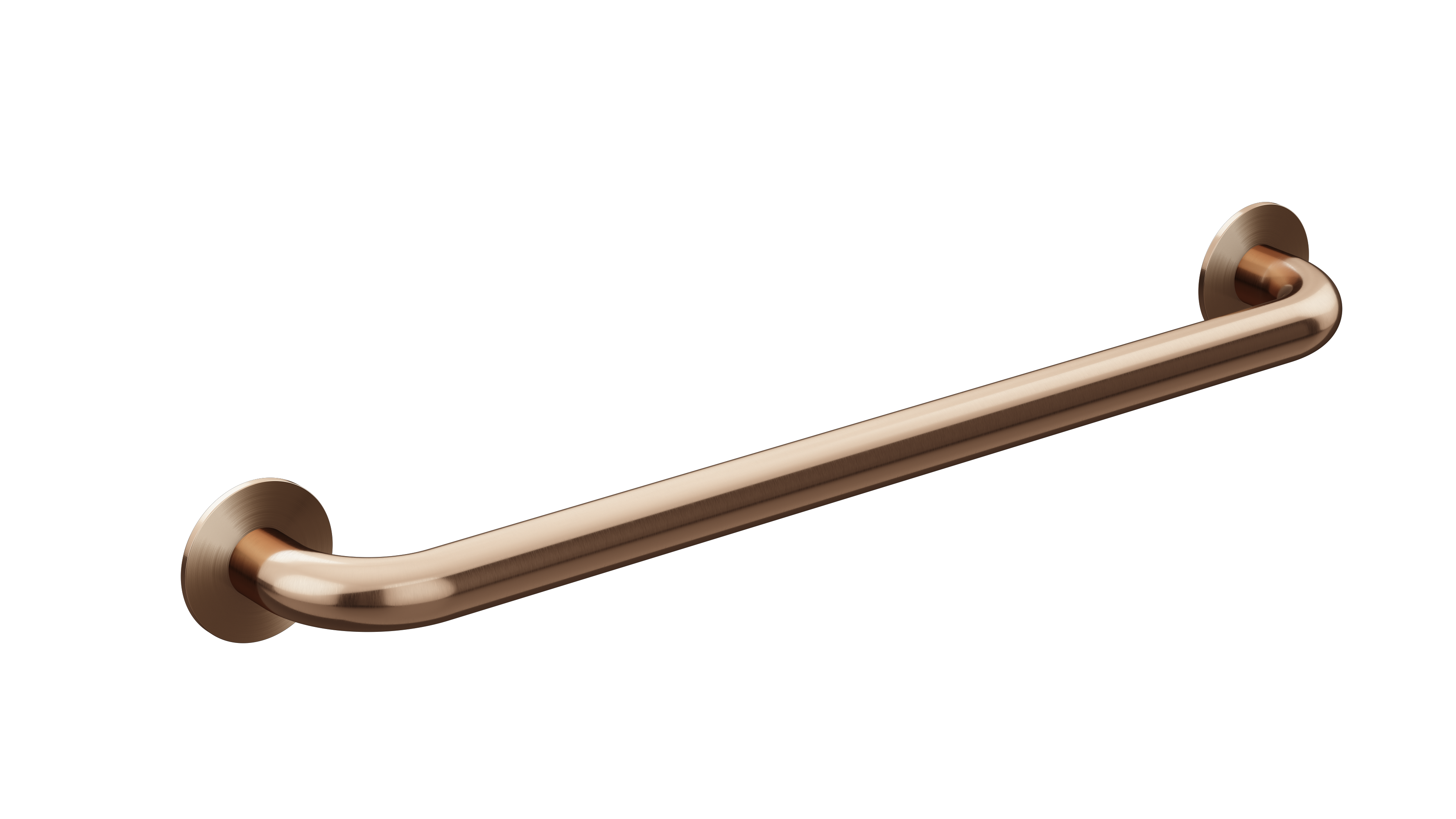 care range straight grab rail 600mm, Lustre Bronze