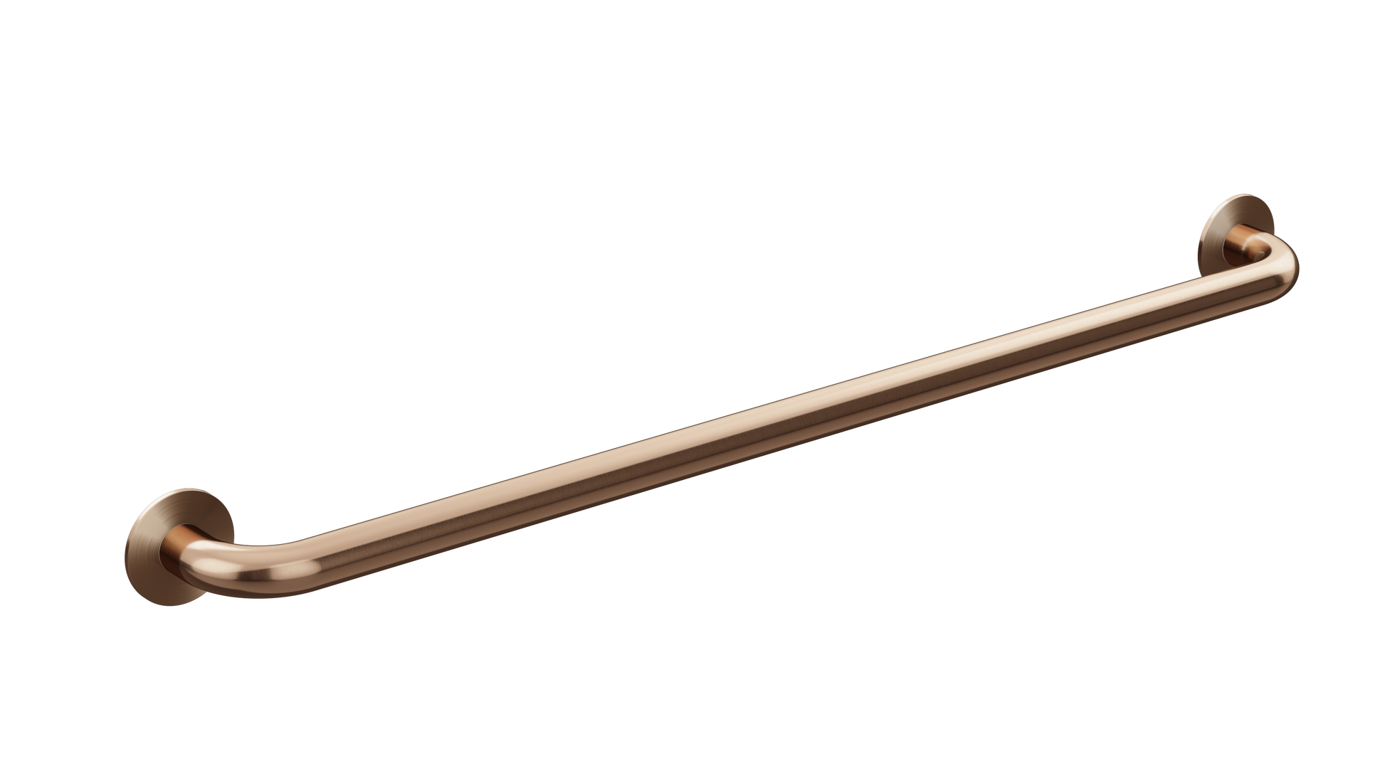 care range straight grab rail 900mm, Lustre Bronze