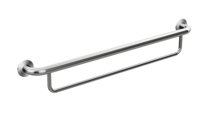 Meir care range bath towel rail, Brushed Nickel