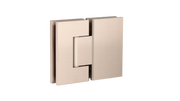 Glass to Glass Shower Door Hinge, Champagne