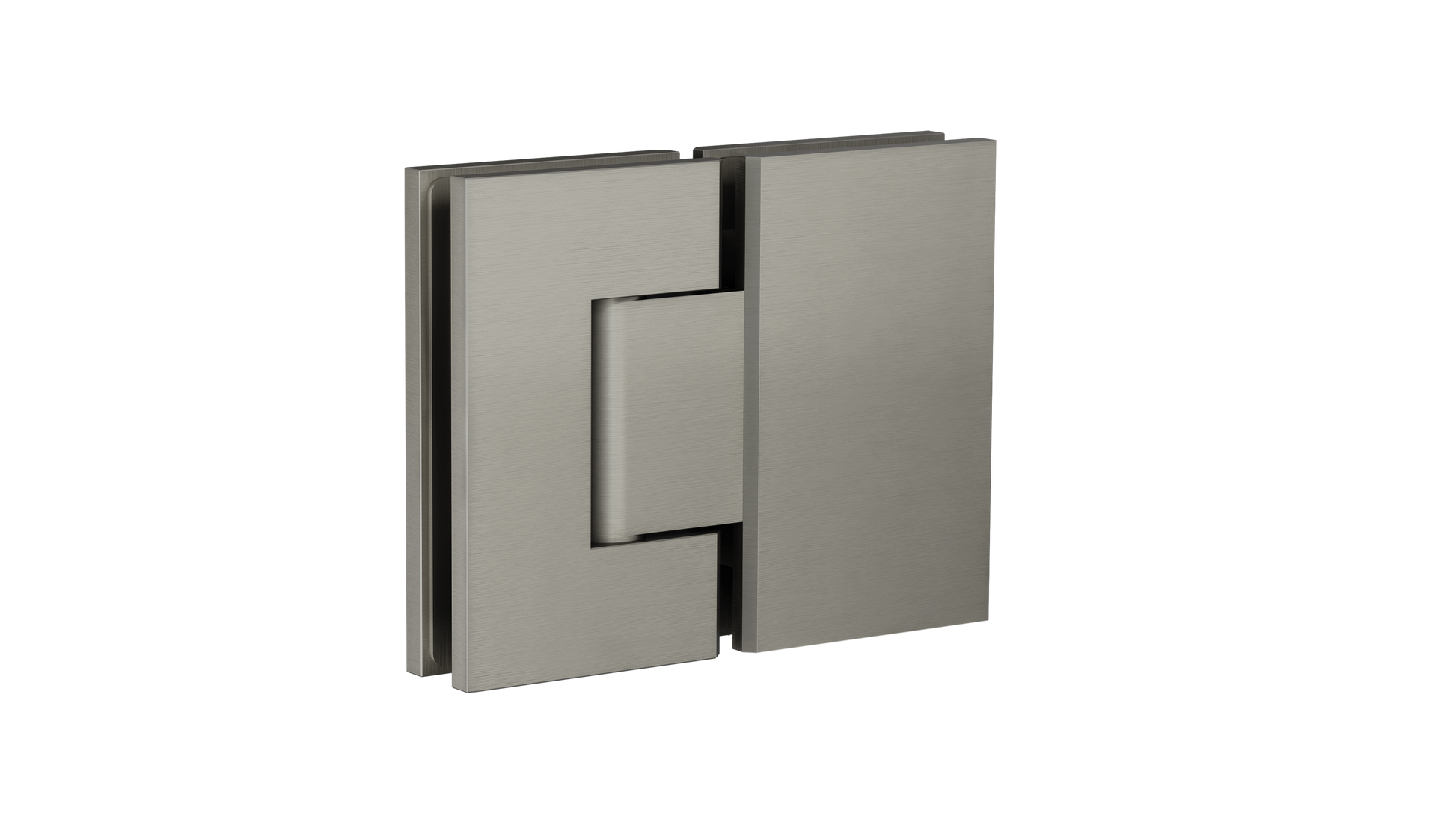 Glass to Glass Shower Door Hinge, Shadow