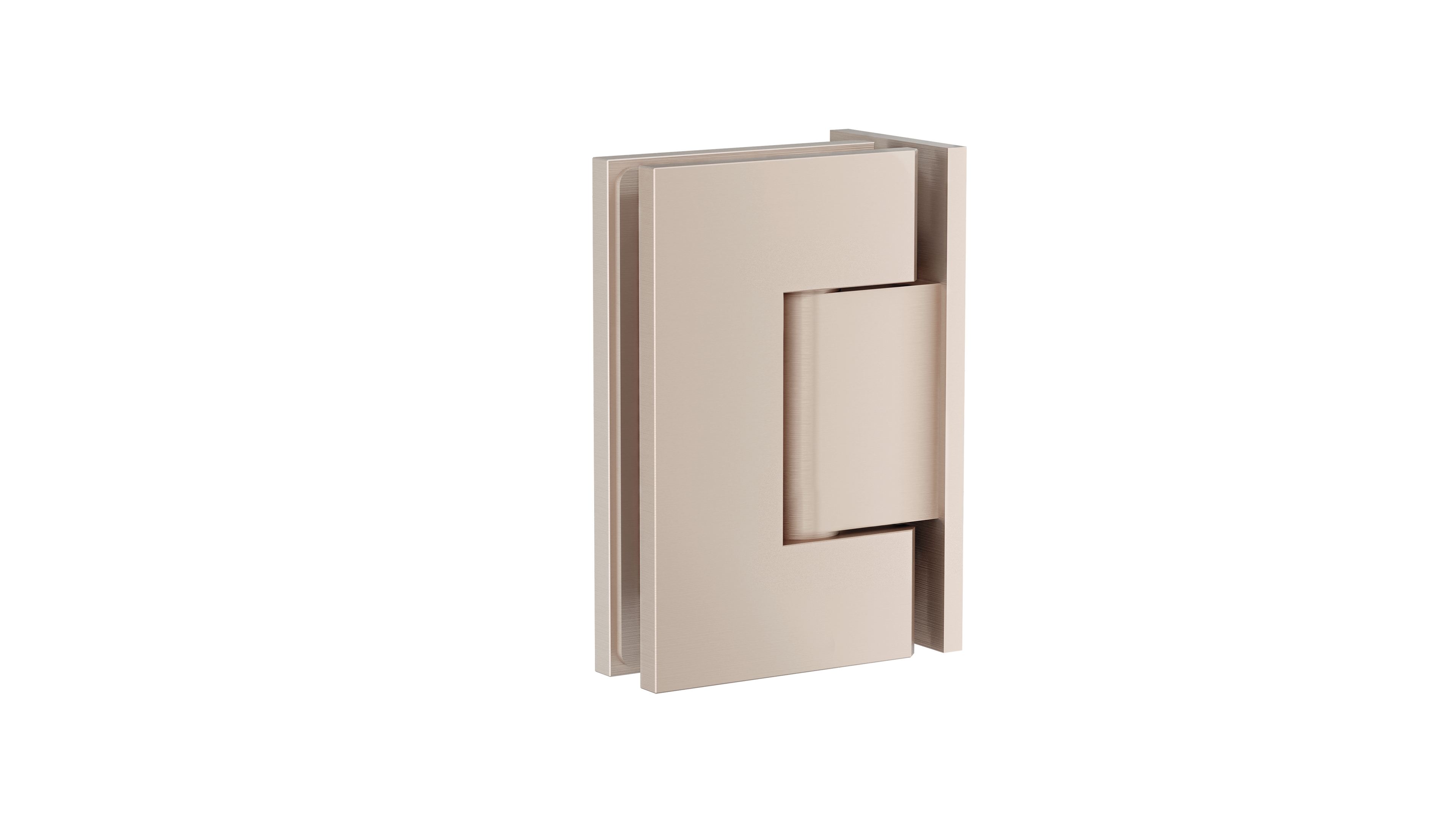 Glass to Wall Shower Door Hinge, Champagne