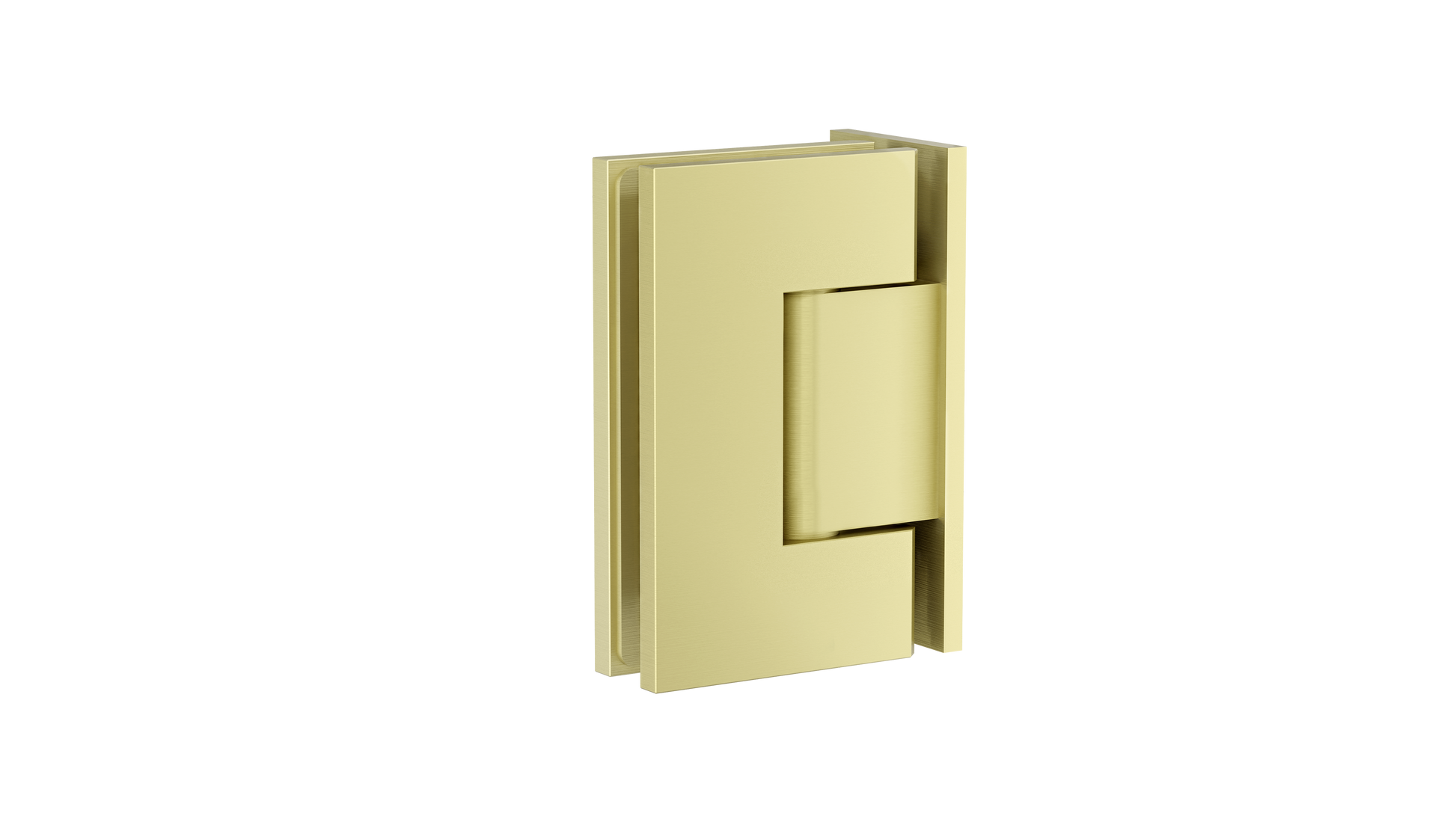 Glass to Wall Shower Door Hinge, Tiger Bronze