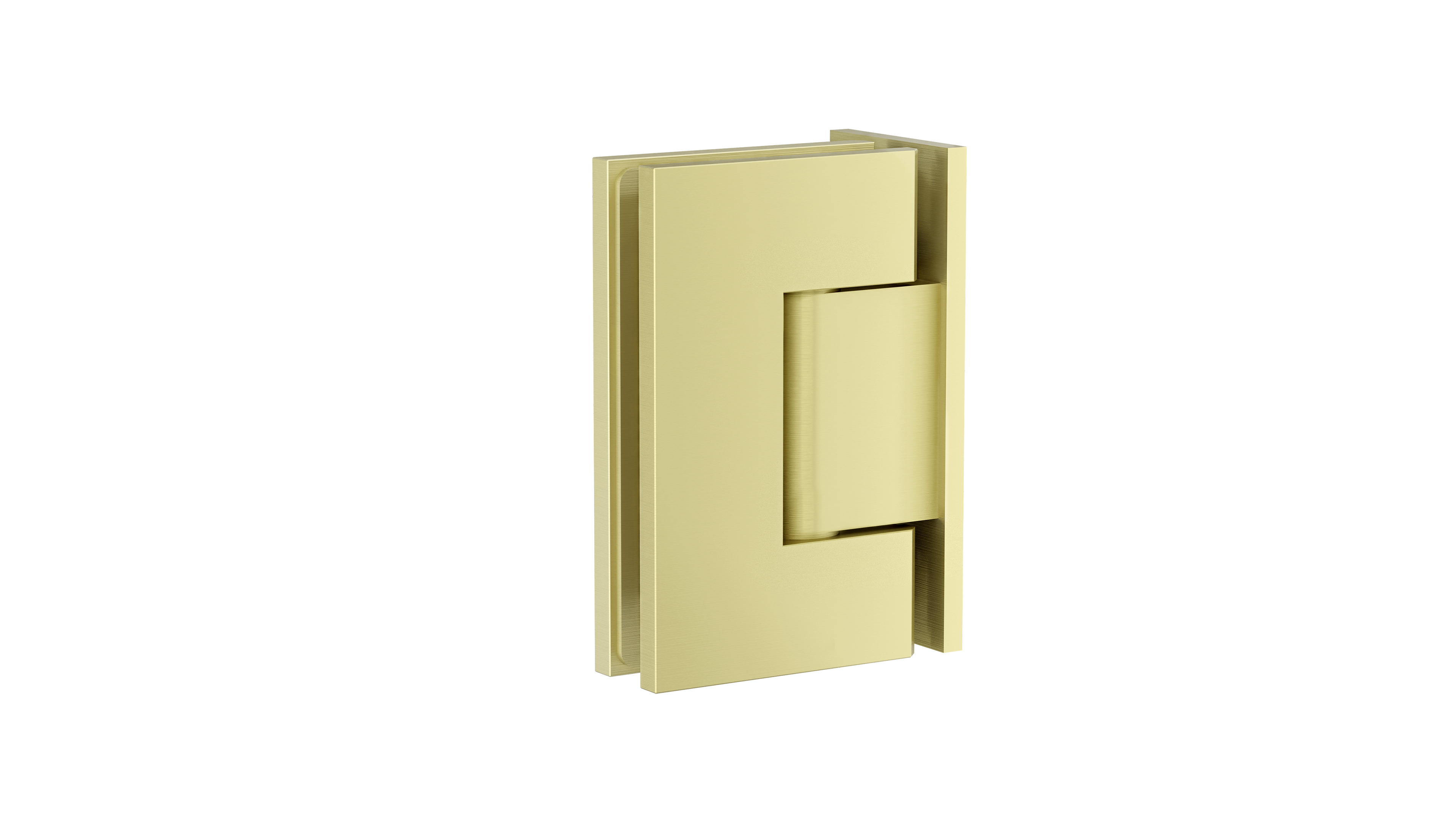 Glass to Wall Shower Door Hinge, Tiger Bronze