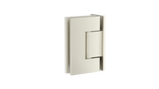 Glass to Wall Shower Door Hinge, Brushed Nickel