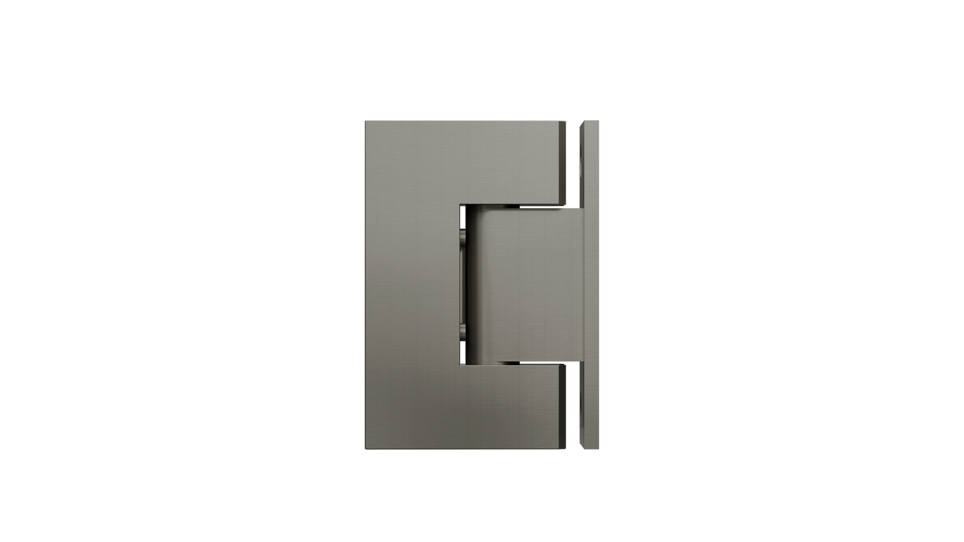 Glass to Wall Shower Door Hinge, Shadow