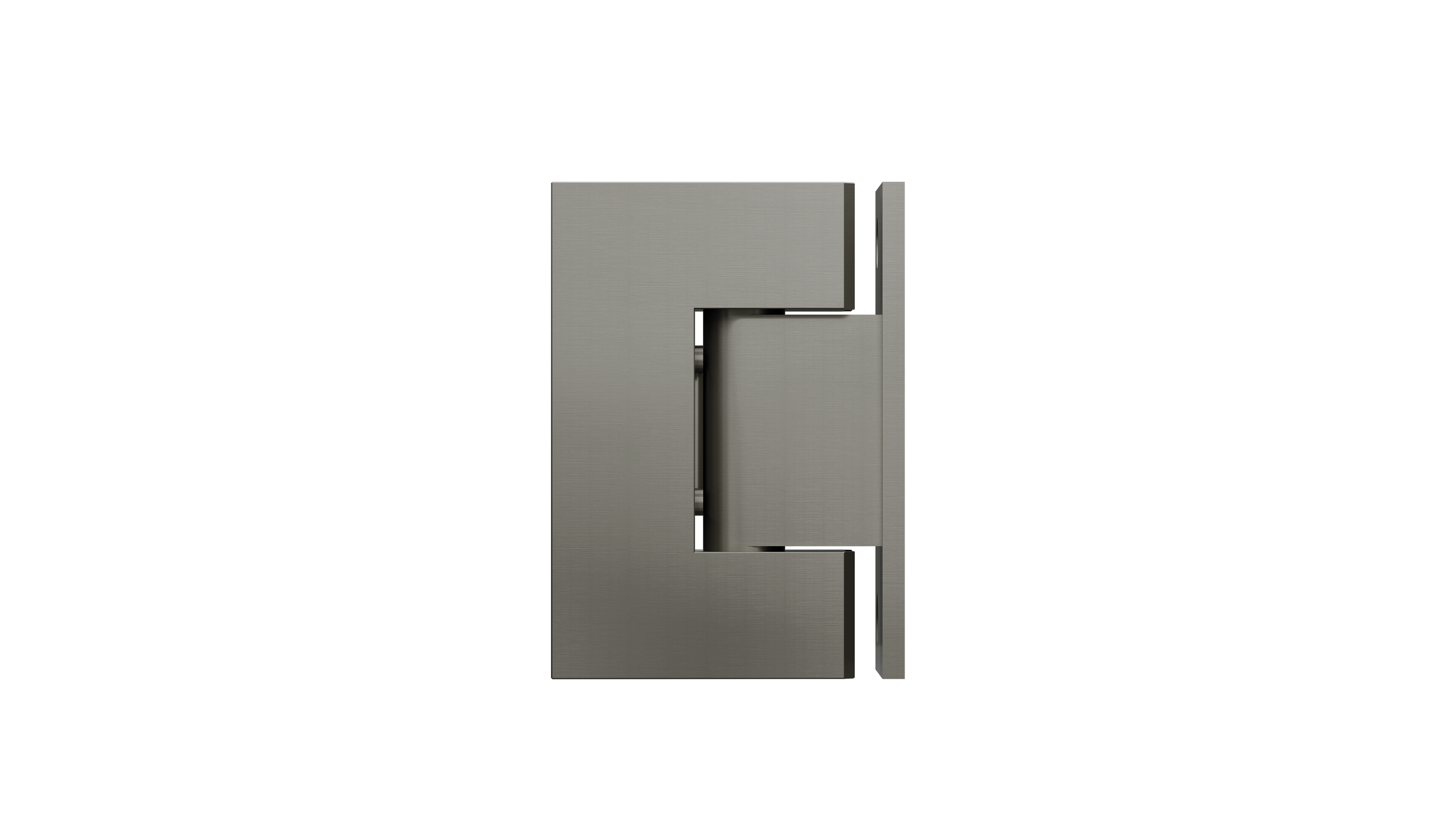 Glass to Wall Shower Door Hinge, Shadow