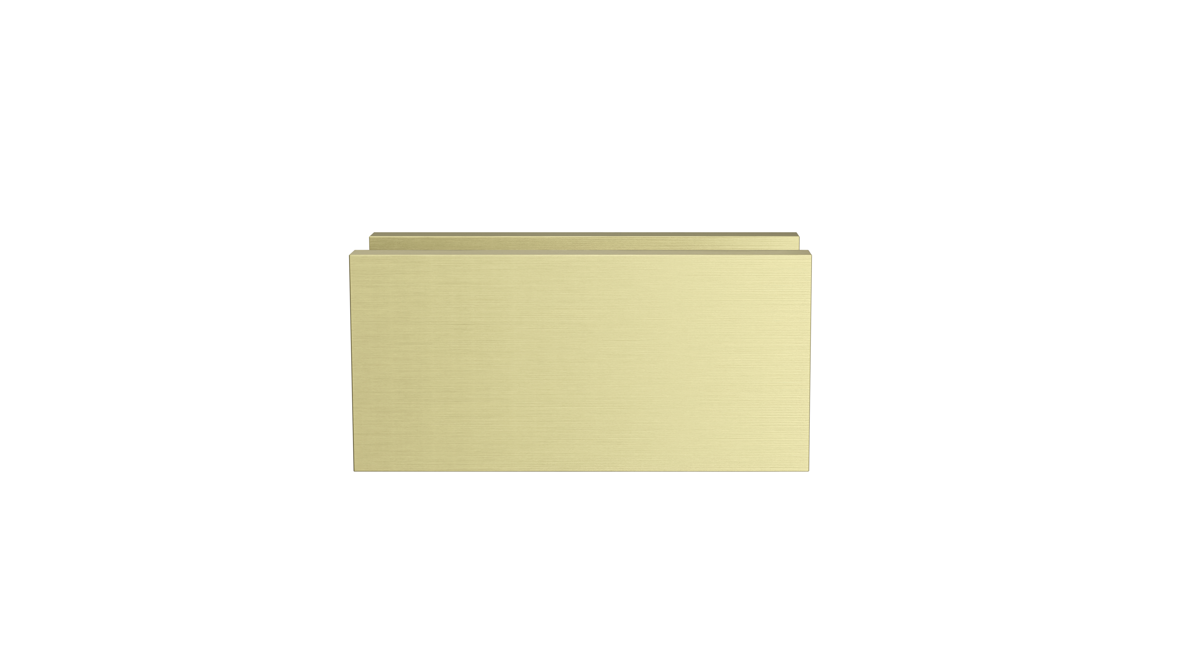 Glass Fixing U Bracket, Tiger Bronze