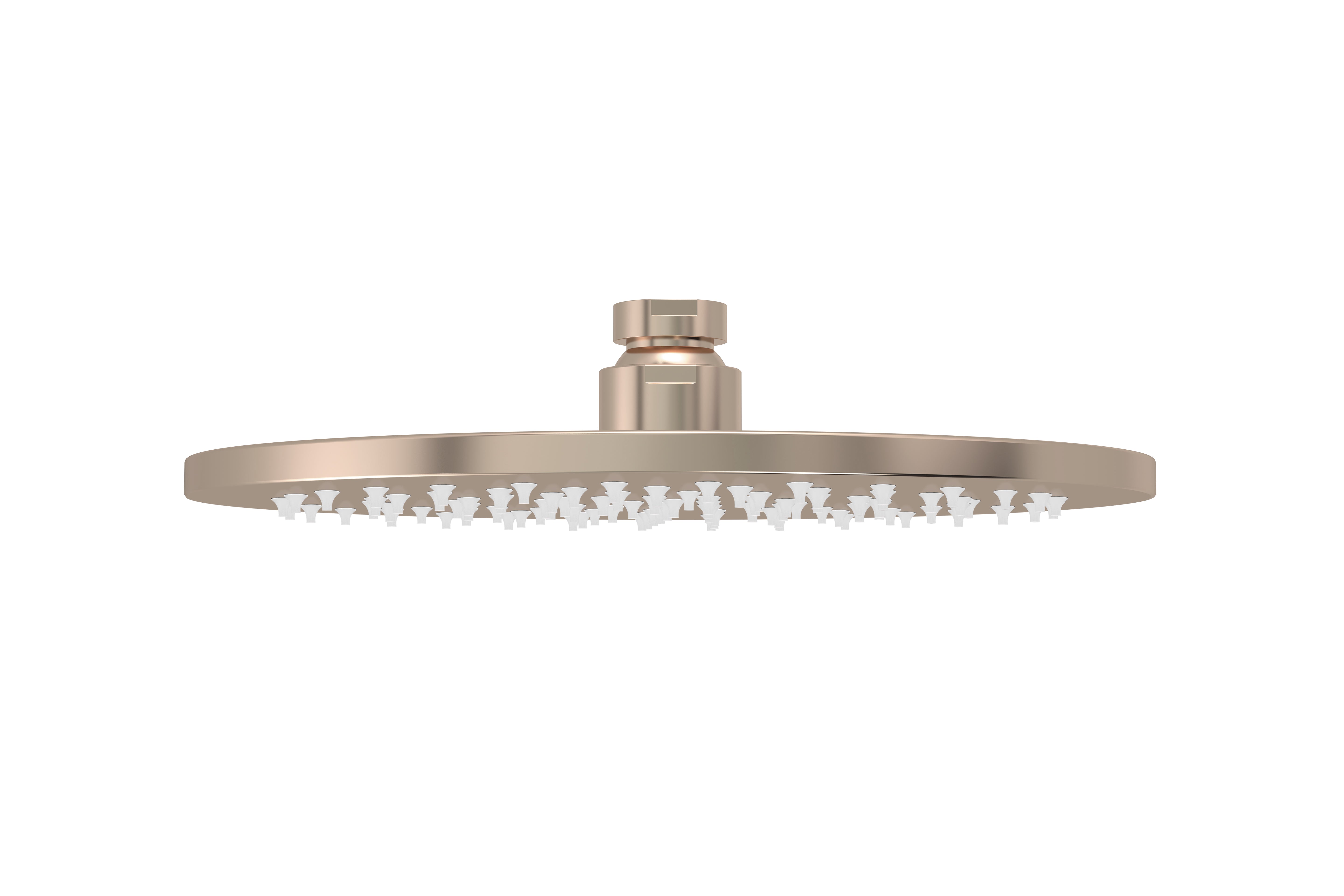 Round Shower Rose 200mm, Champagne
