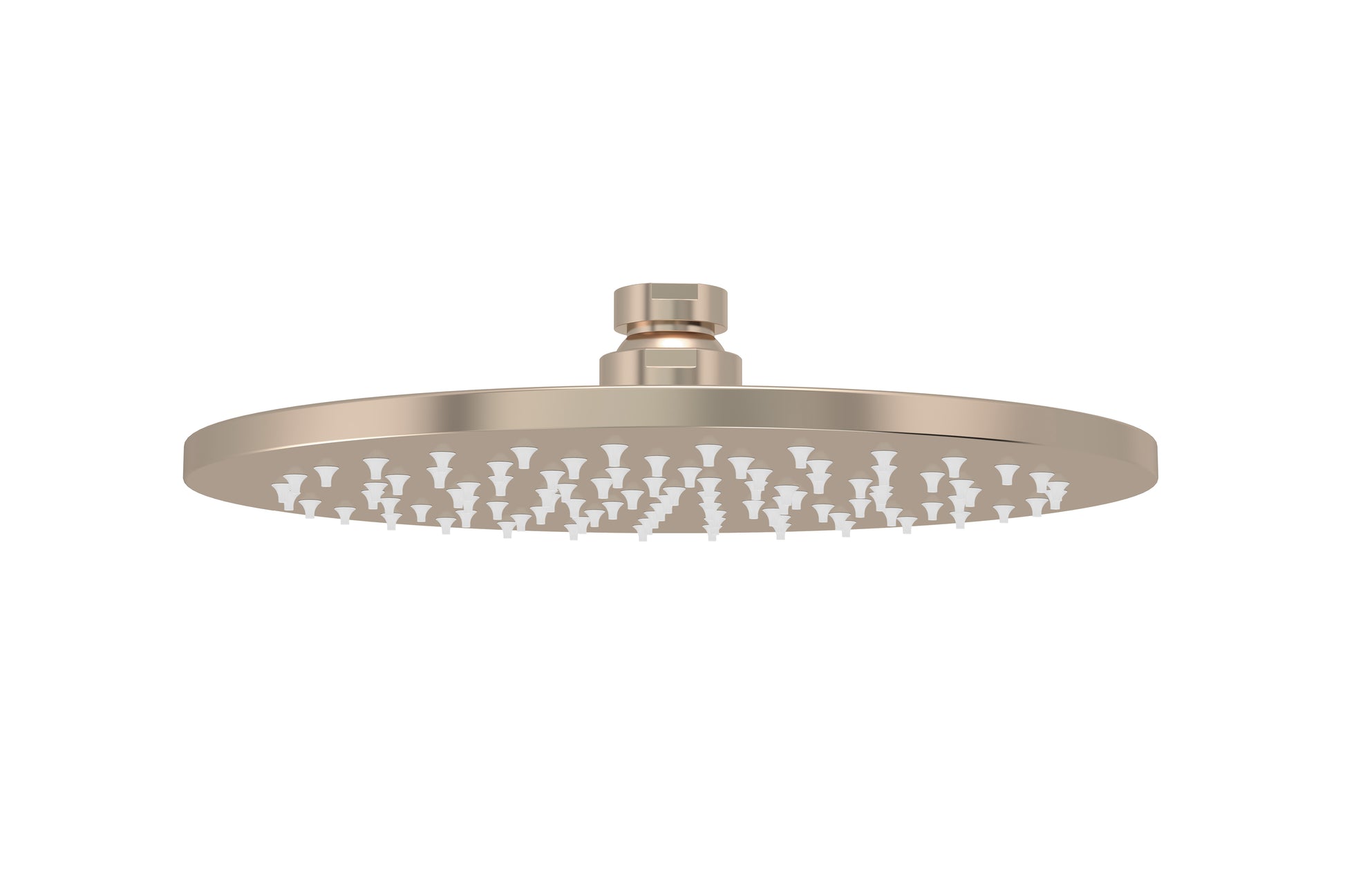 Round Shower Rose 200mm, Champagne