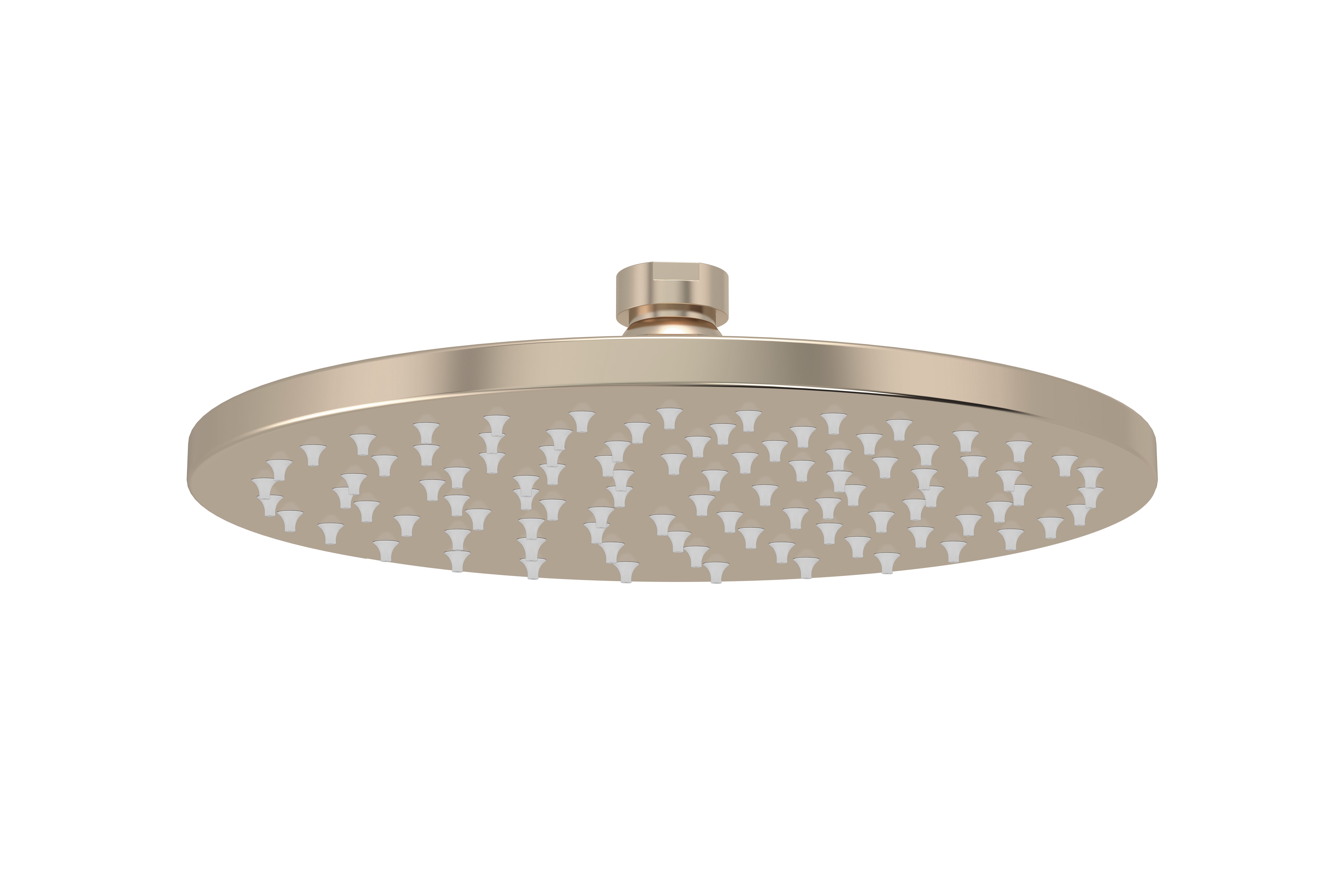 Round Shower Rose 200mm, Champagne