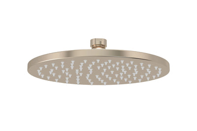Meir Round Shower Rose 200mm, Champagne
