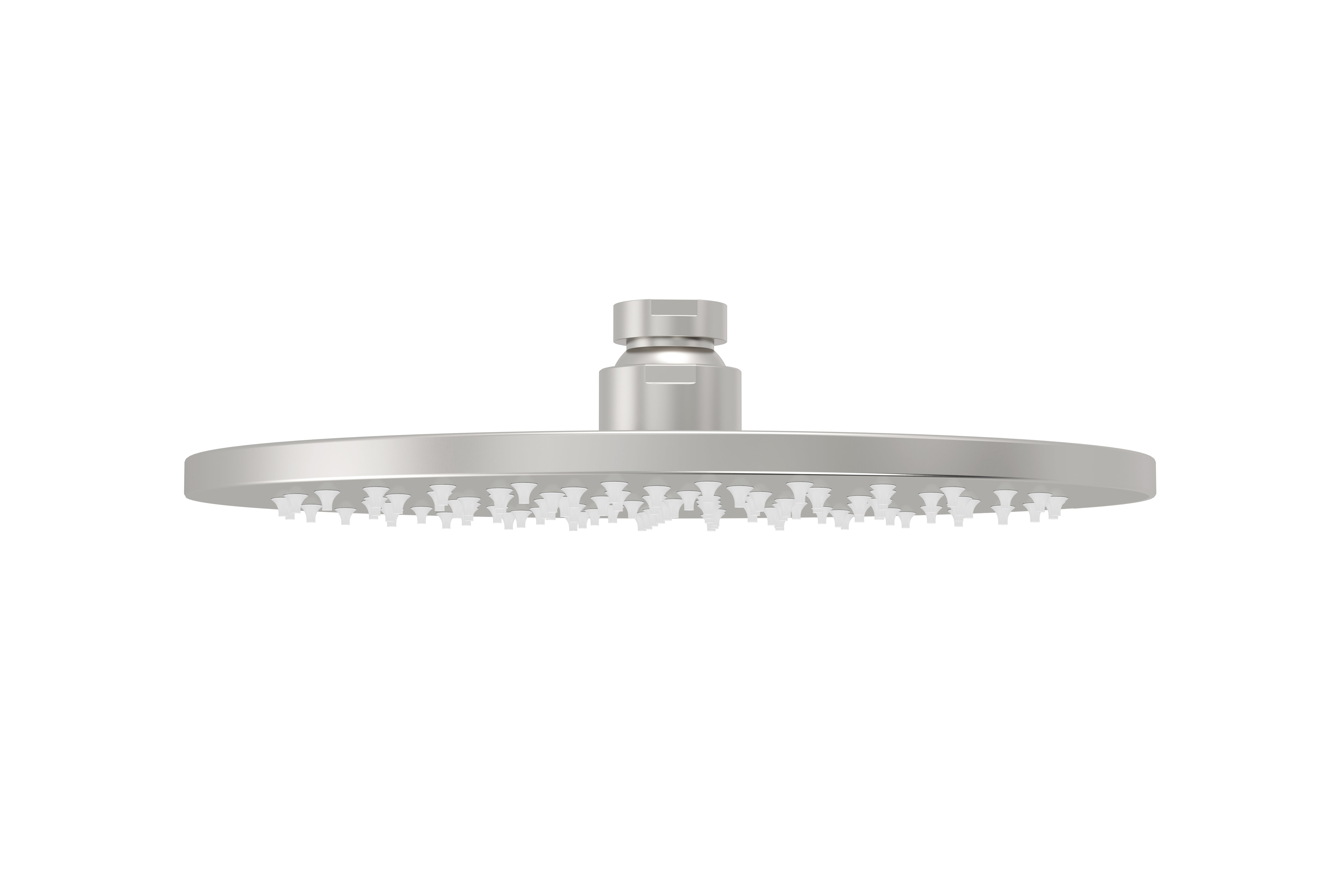 Round Shower Rose 200mm, Brushed Nickel