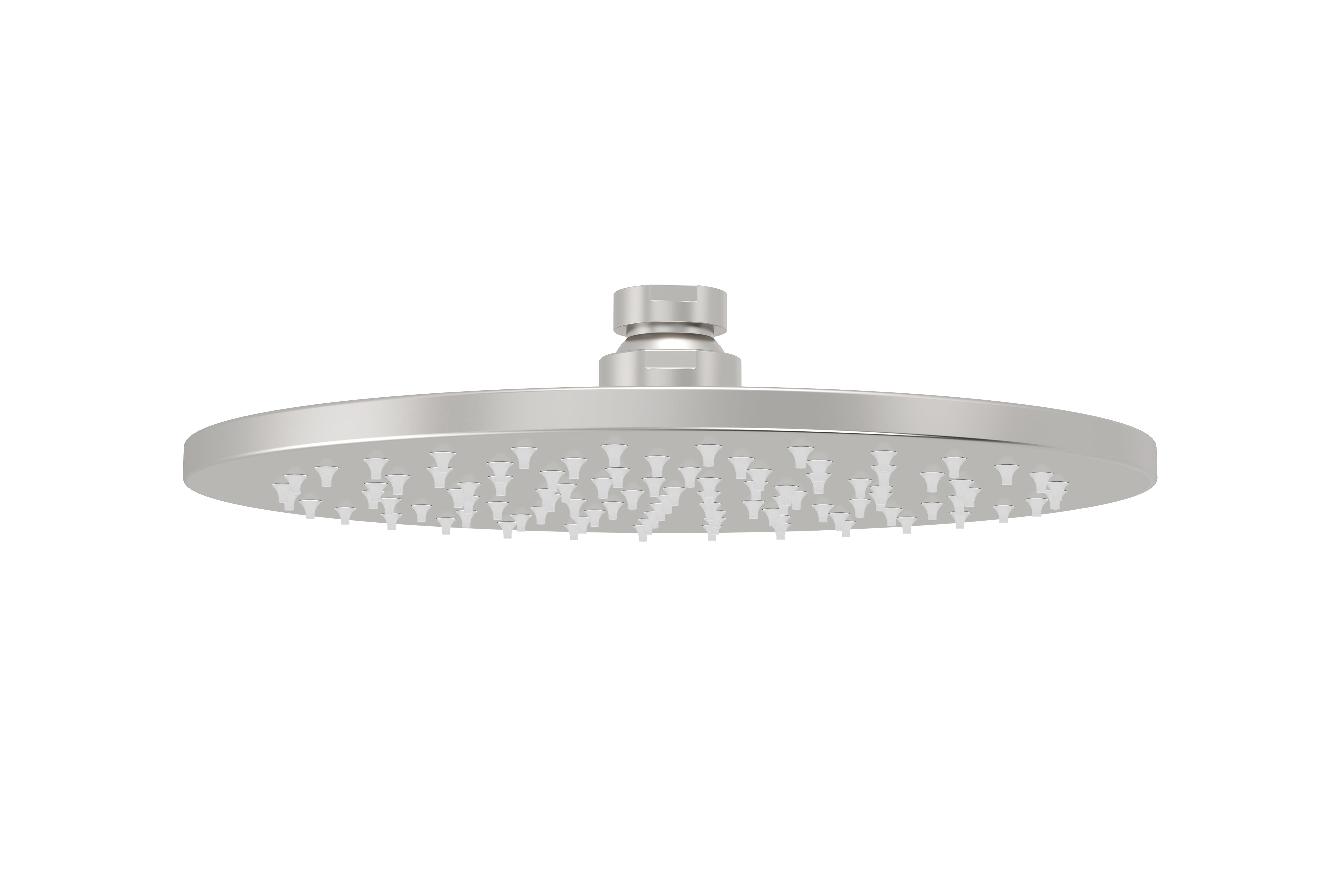 Round Shower Rose 200mm, Brushed Nickel