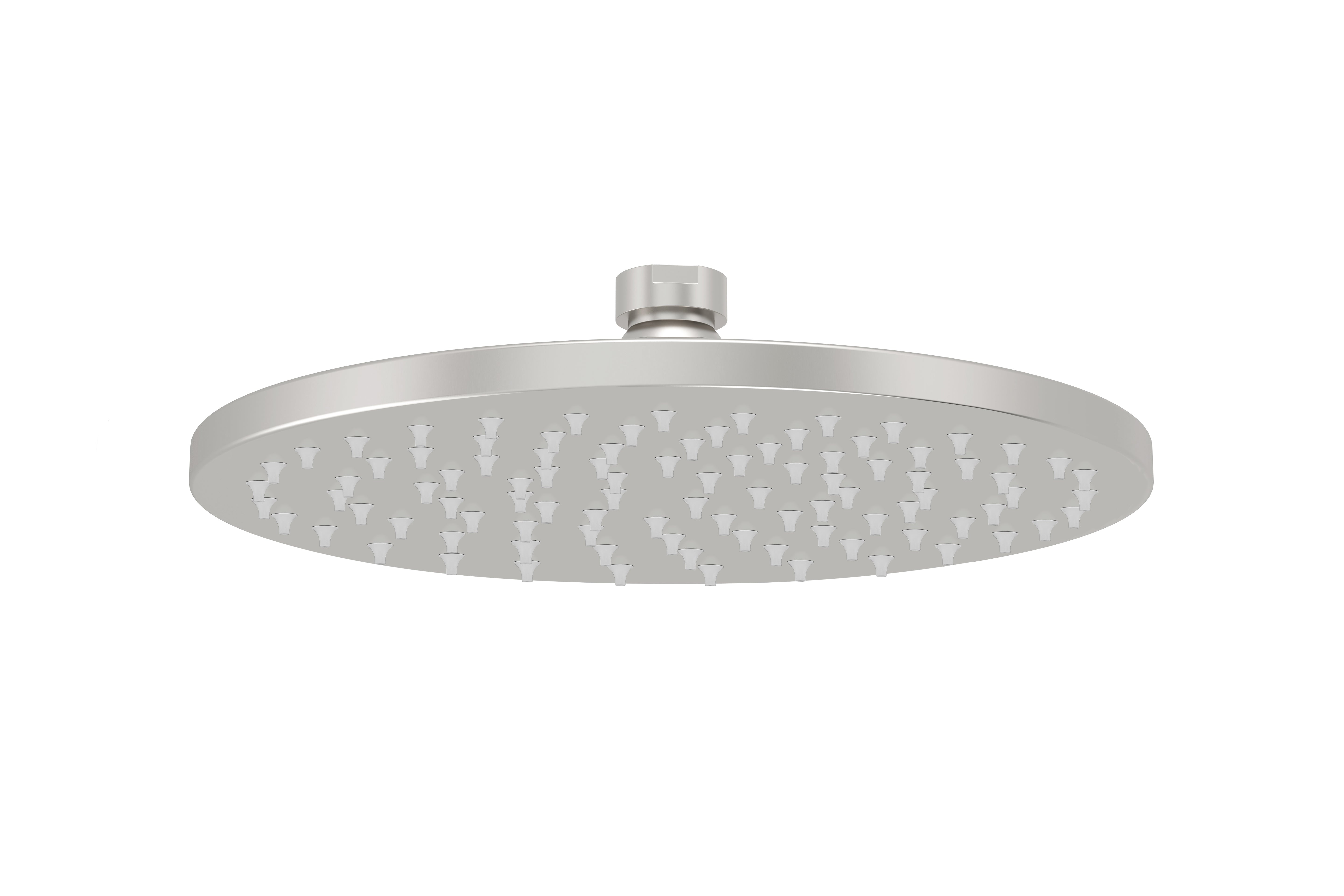 Round Shower Rose 200mm, Brushed Nickel