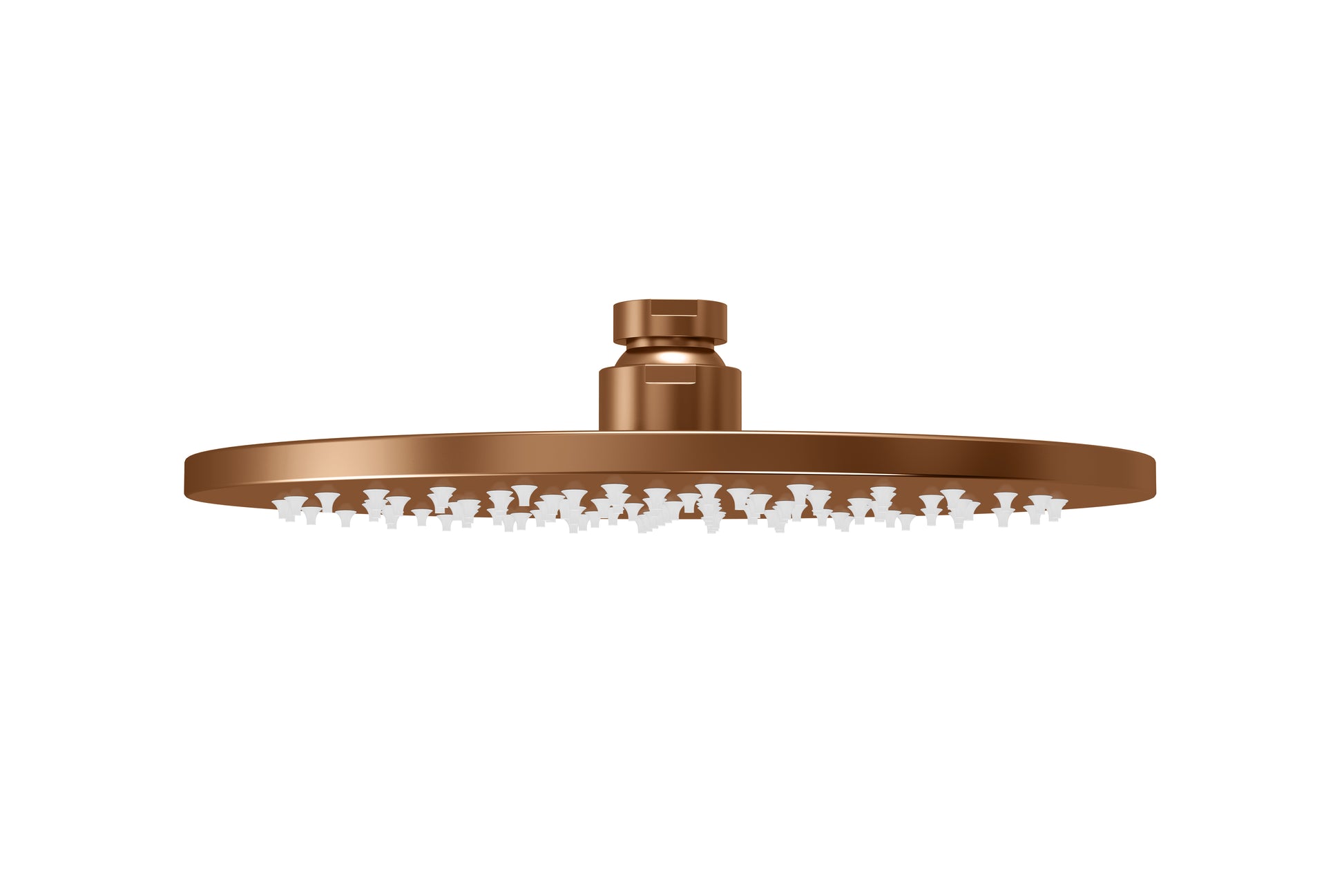 Round Shower Rose 200mm, Lustre Bronze