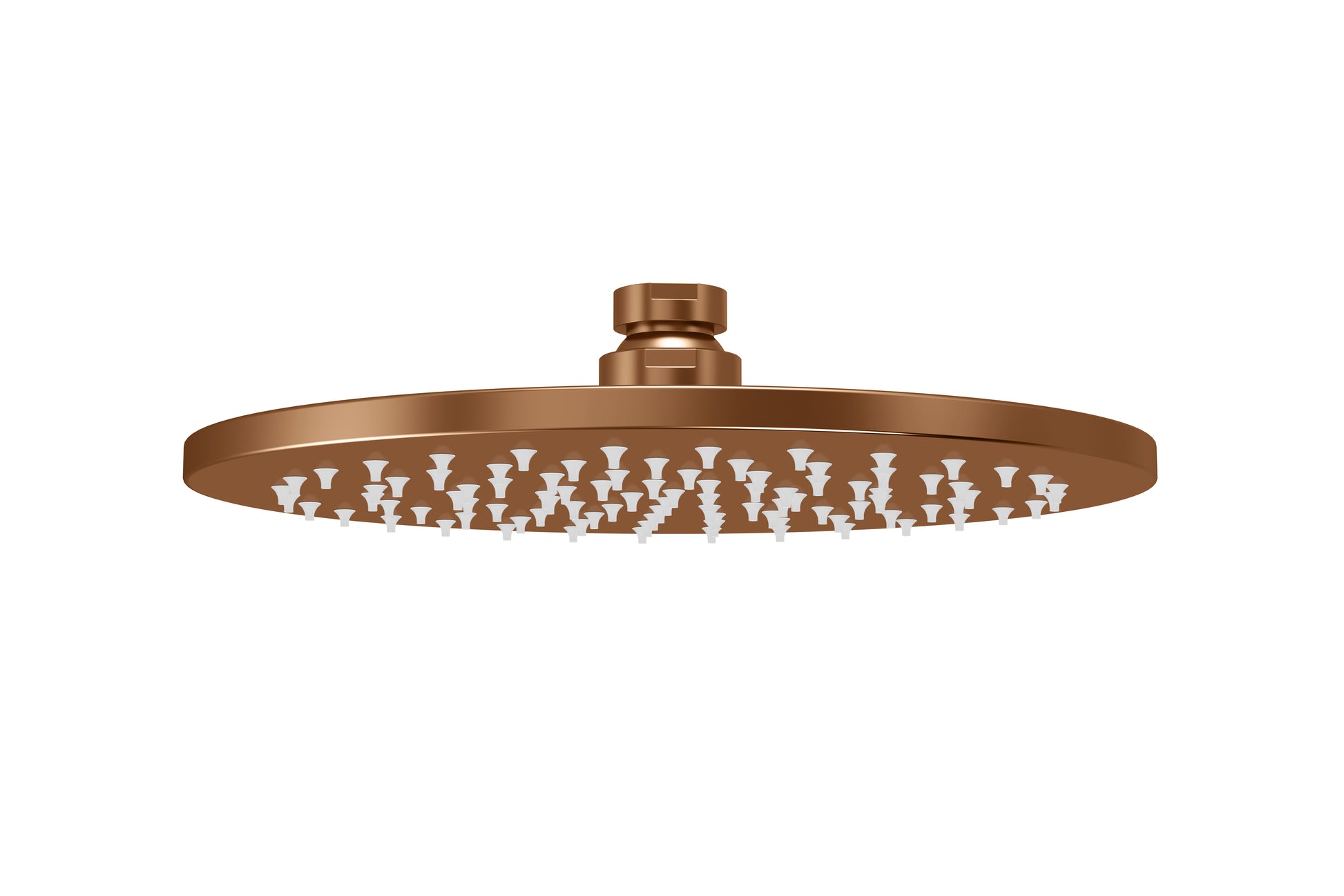 Round Shower Rose 200mm, Lustre Bronze