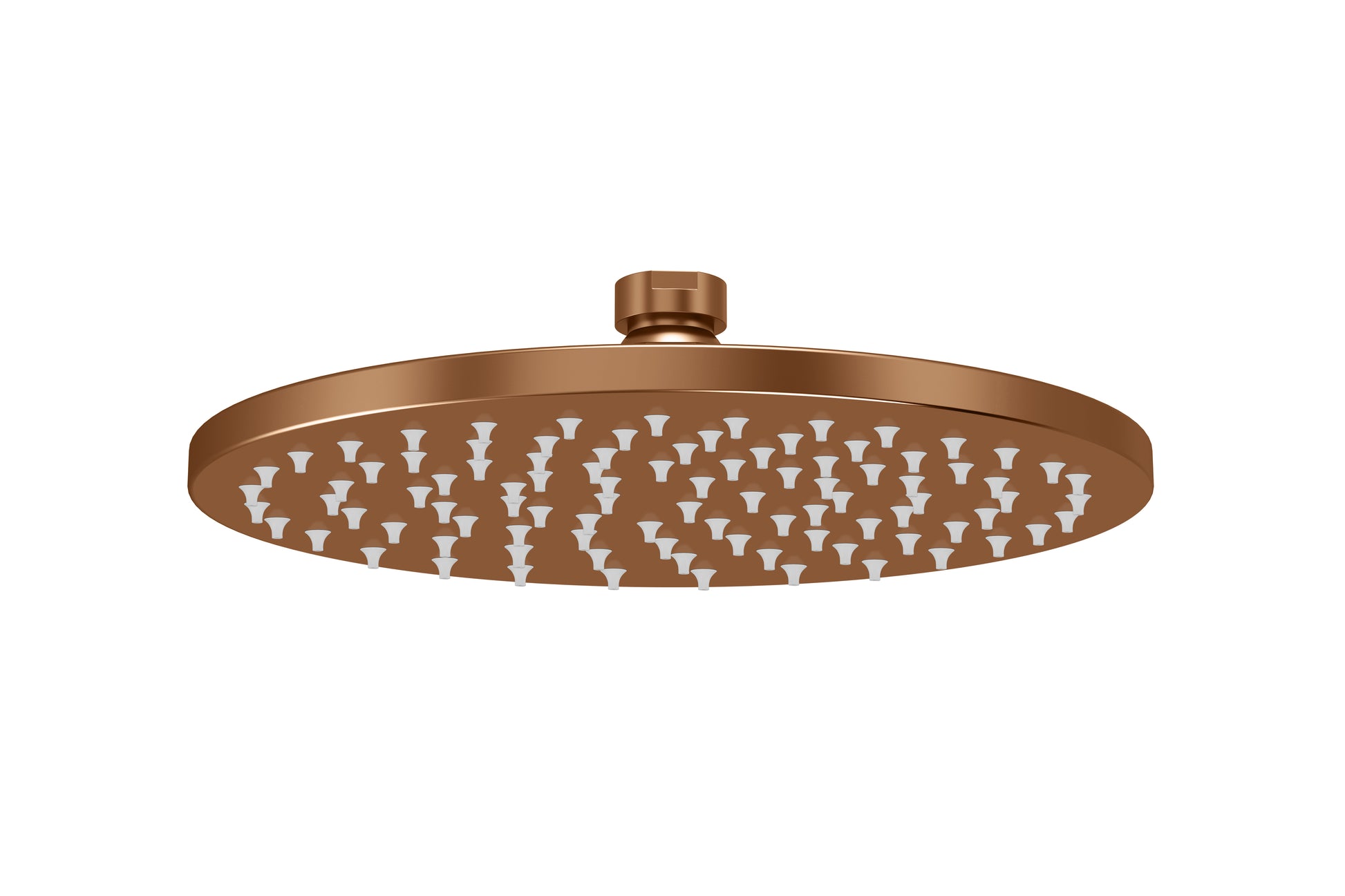 Round Shower Rose 200mm, Lustre Bronze