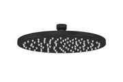 Round Shower Rose 200mm, Matte Black