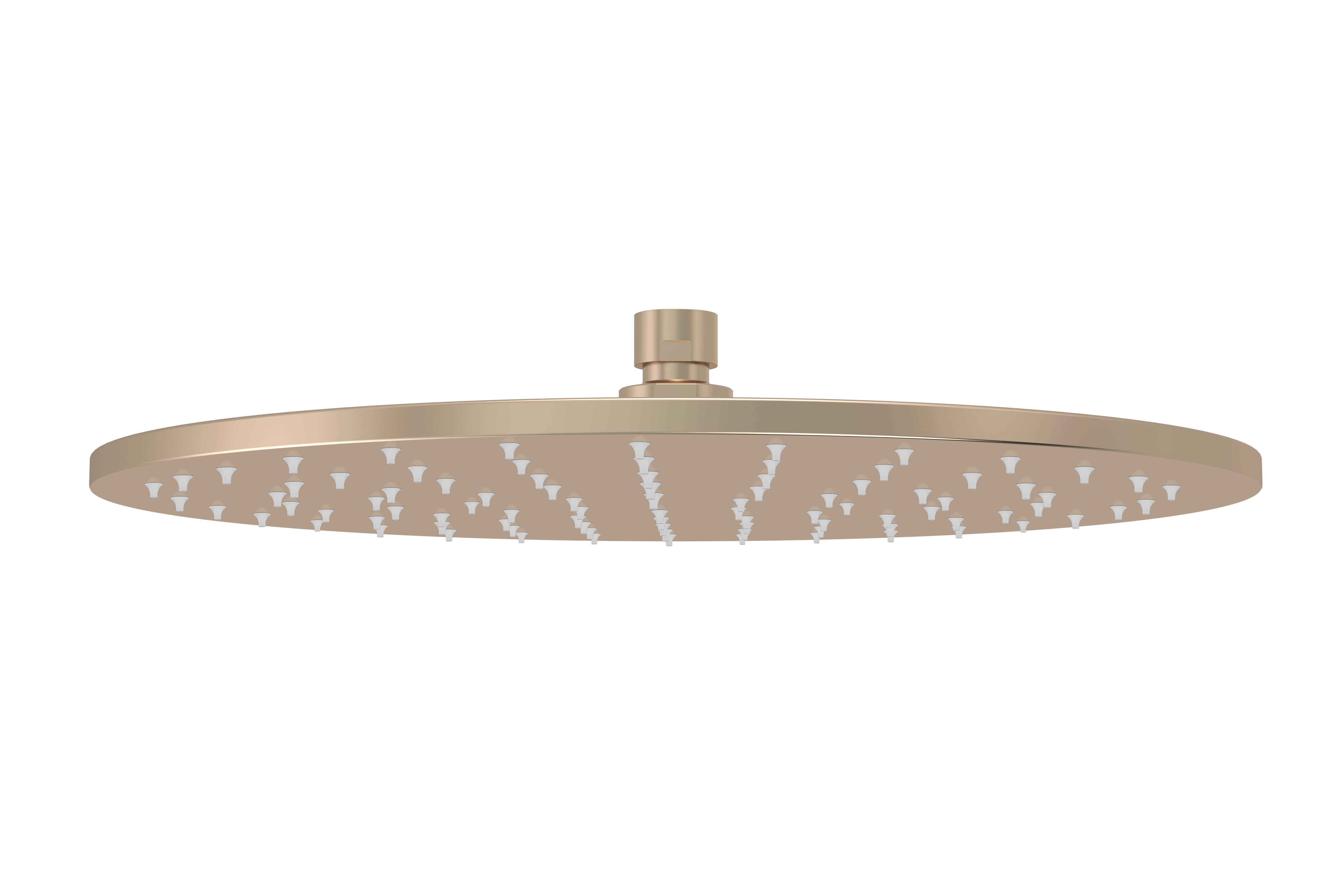 Round Shower Rose 300mm, Champagne