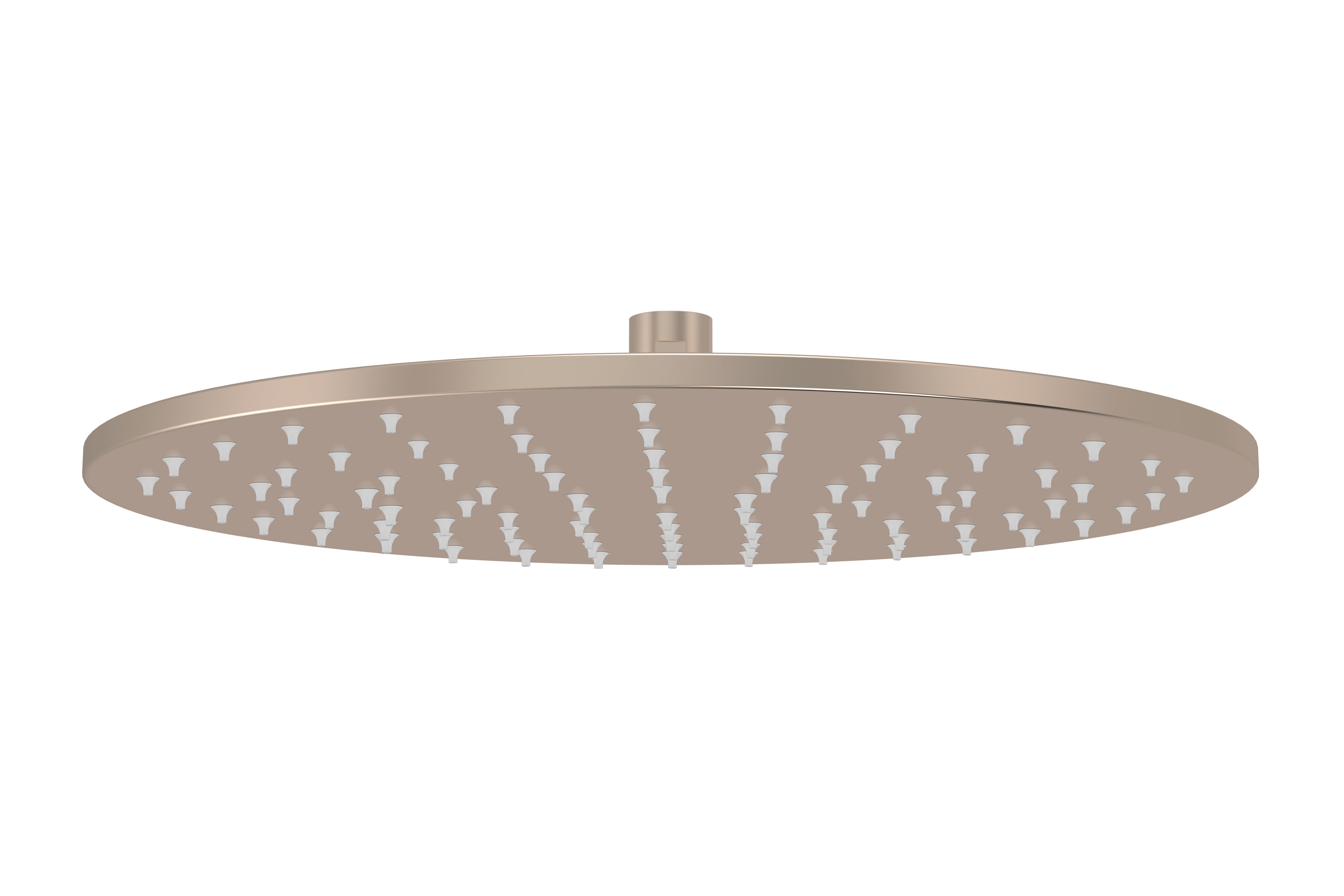 Round Shower Rose 300mm, Champagne