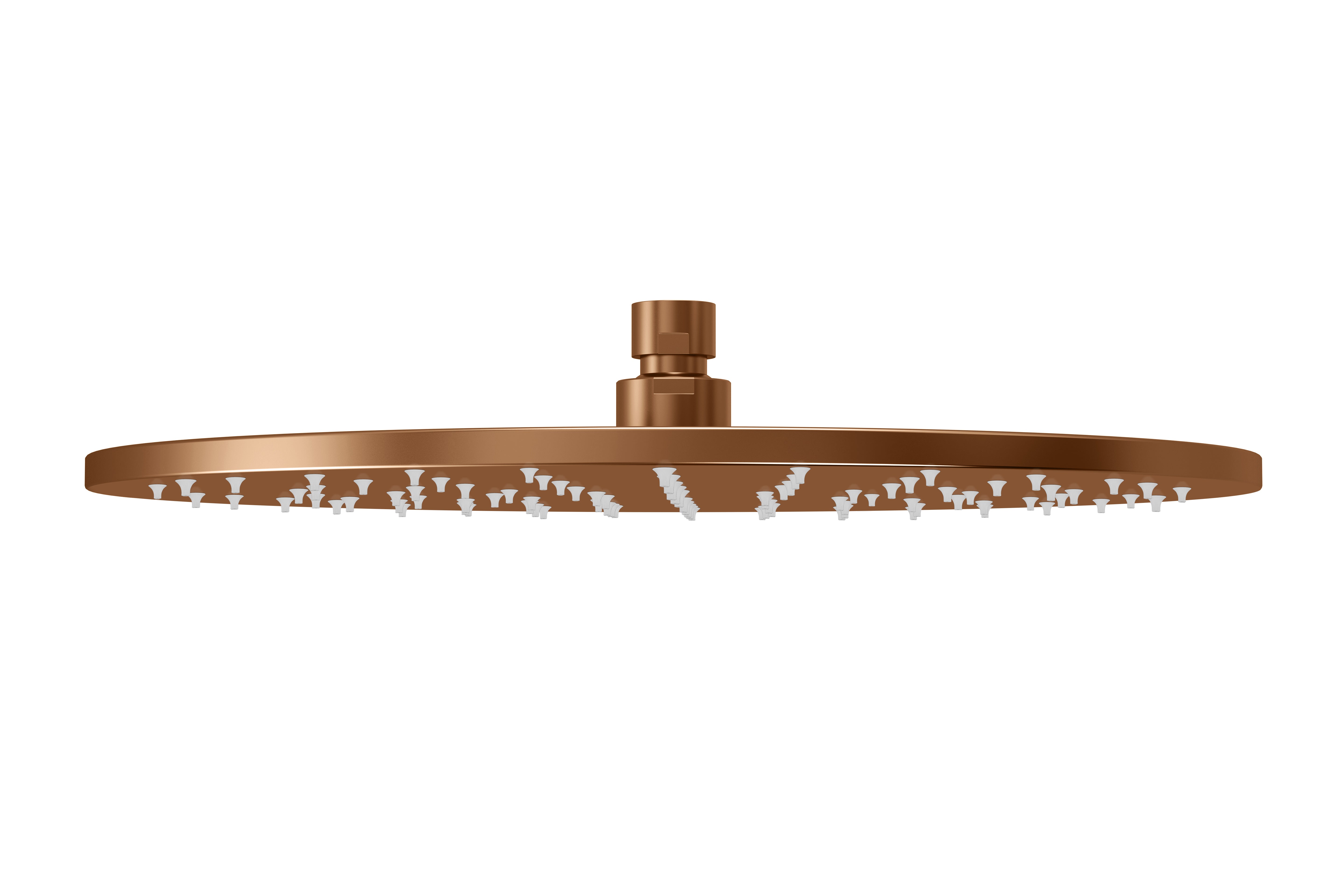 Round Shower Rose 300mm, Lustre Bronze