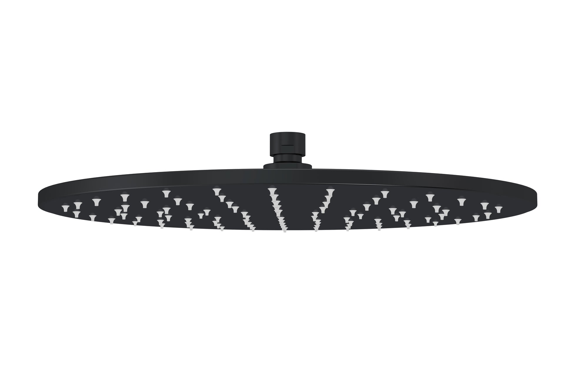 Round Shower Rose 300mm, Matte Black
