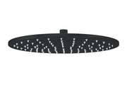 Round Shower Rose 300mm, Matte Black