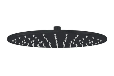 Meir Round Shower Rose 300mm, Matte Black