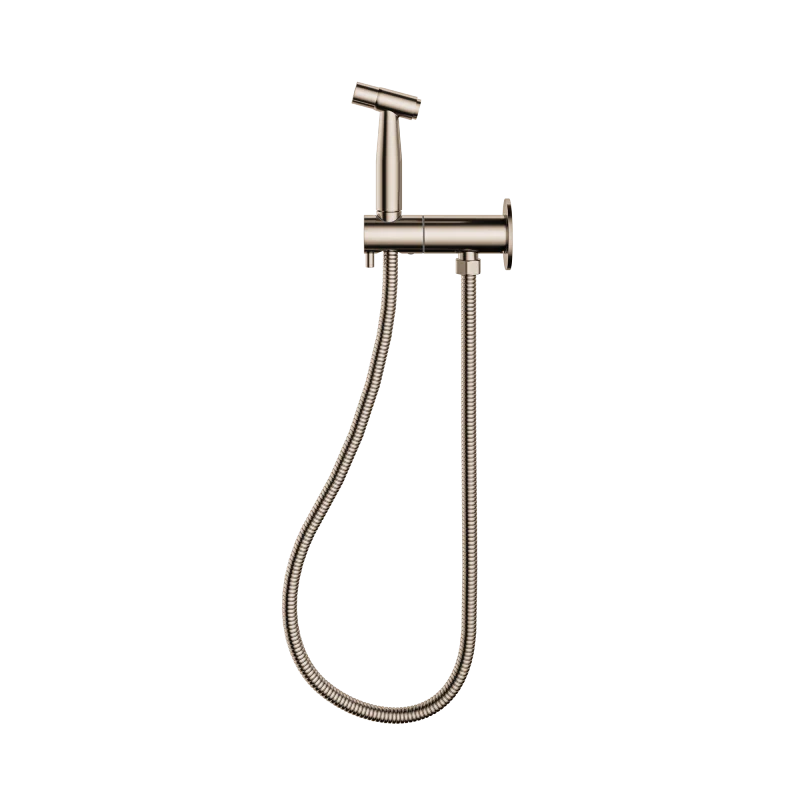 Meir bidet spray with mixer, Champagne