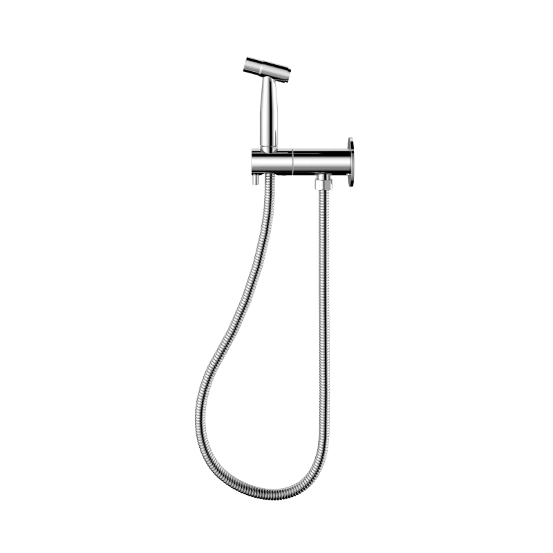 Meir bidet spray with mixer, Polished Chrome