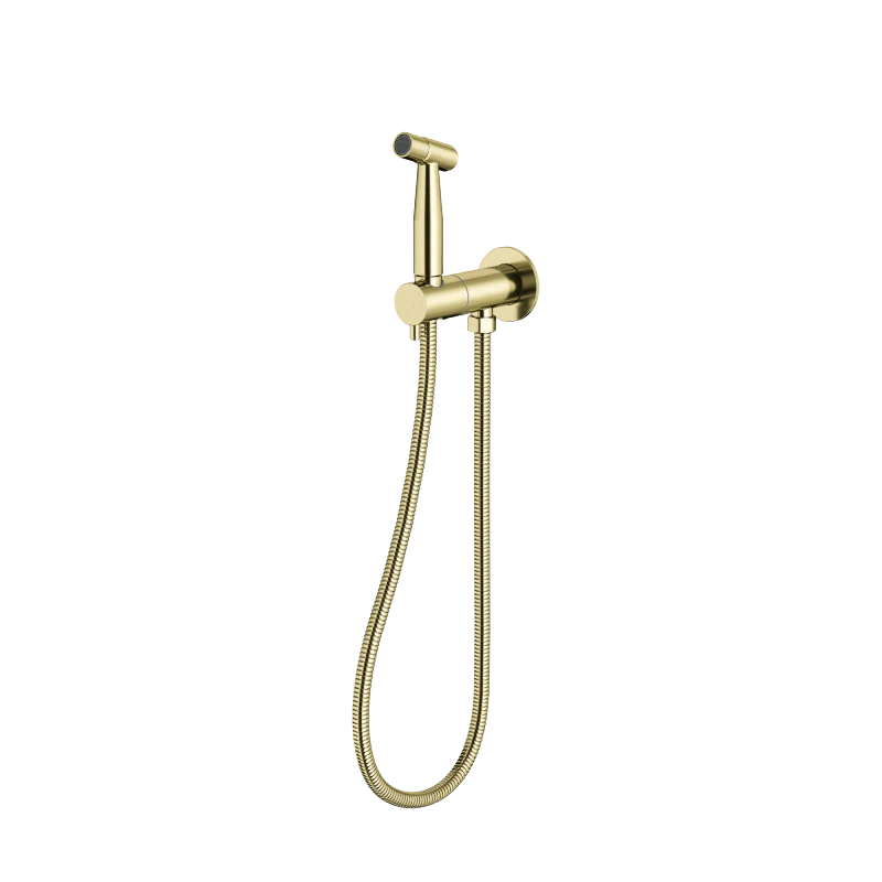 Meir bidet spray with mixer, Tiger Bronze