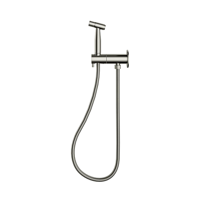 Meir bidet spray with mixer, Brushed Nickel
