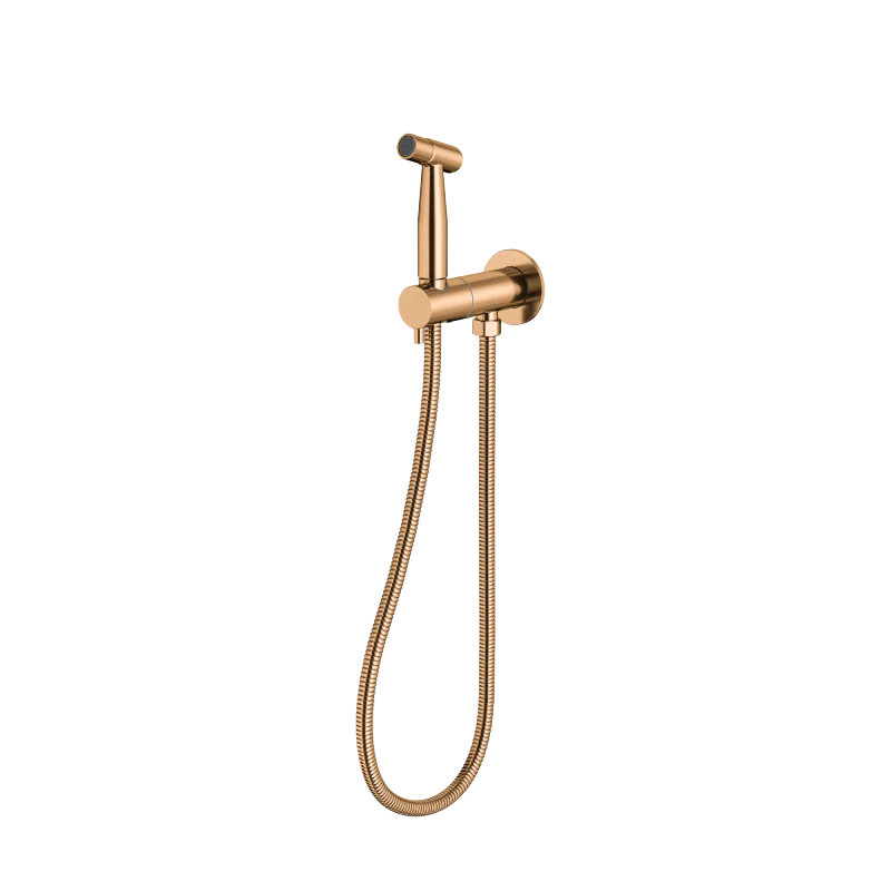 Meir bidet spray with mixer, Lustre Bronze