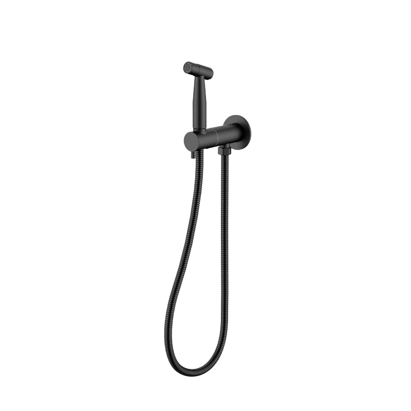 Meir bidet spray with mixer, Matte Black