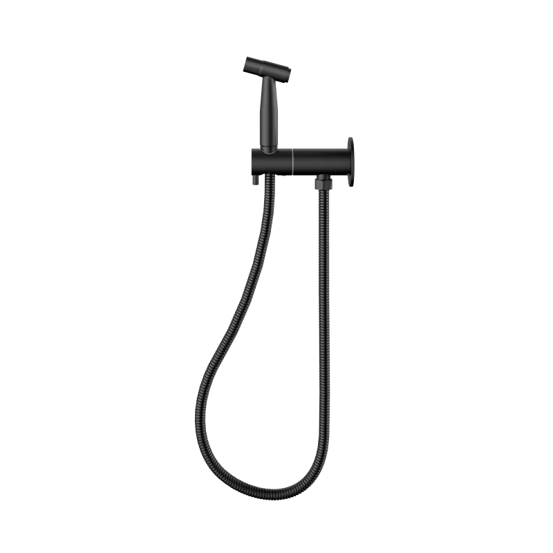 Meir bidet spray with mixer, Matte Black