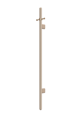 Meir Heated Vertical Towel Rail, Champagne