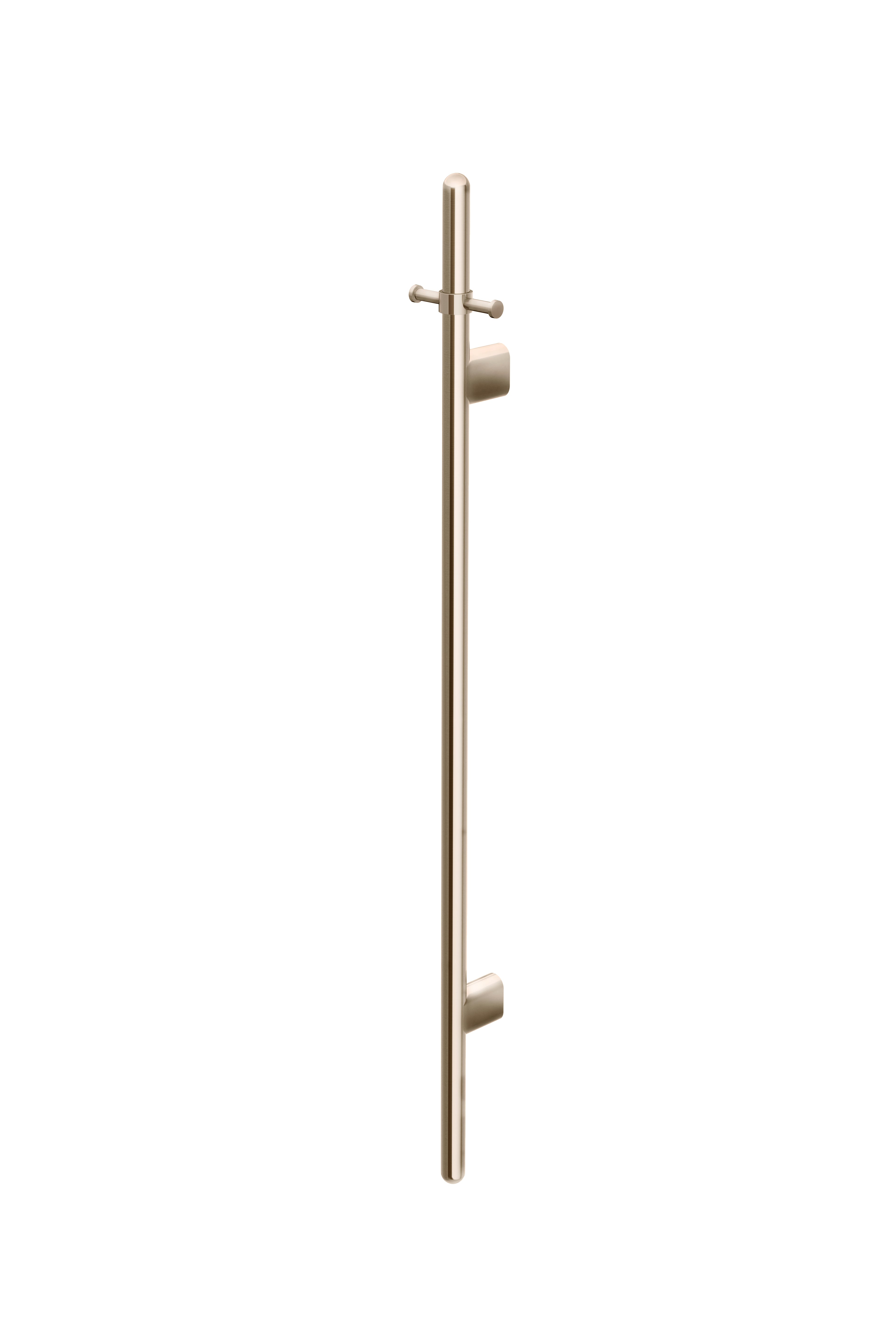 Heated Vertical Towel Rail, Champagne