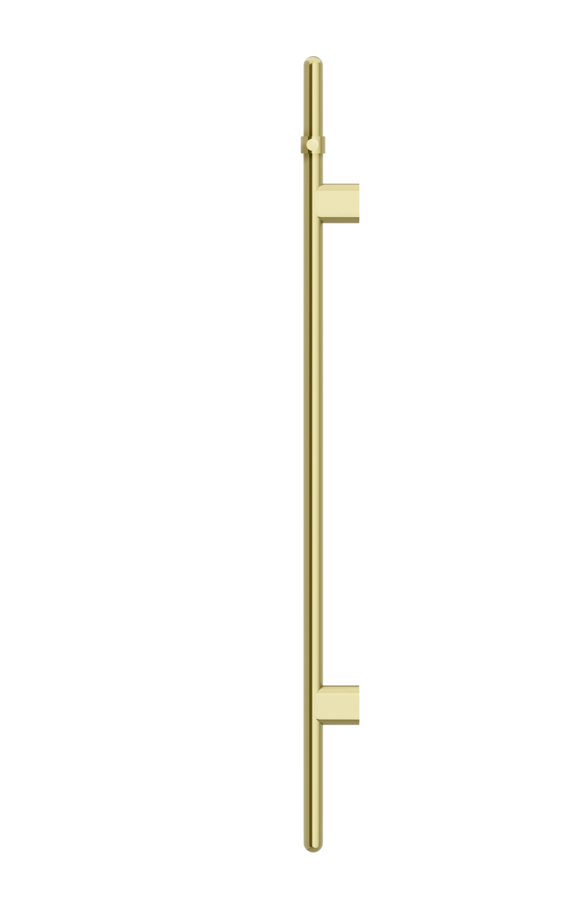 Heated Vertical Towel Rail, Tiger Bronze