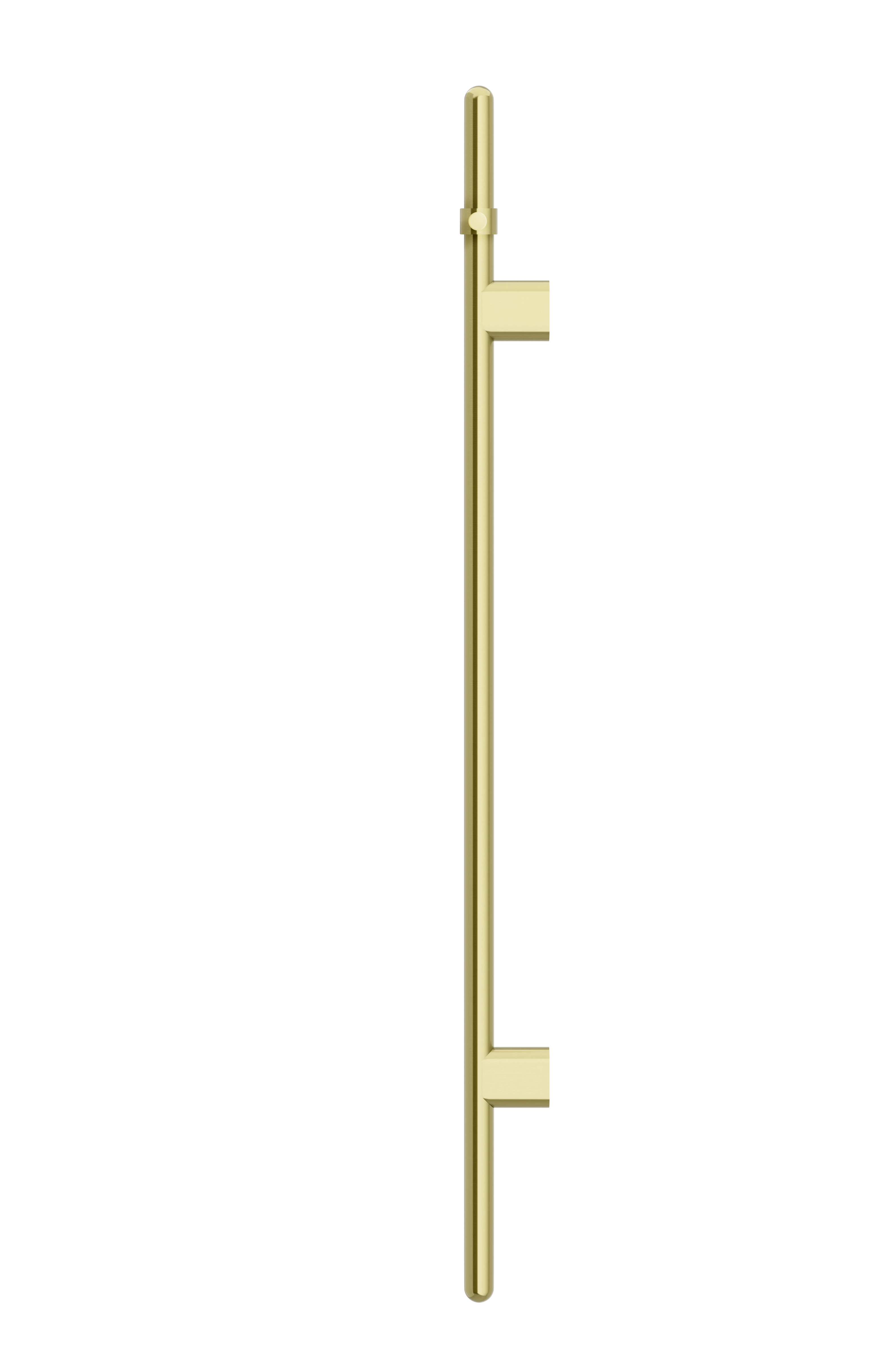 Heated Vertical Towel Rail, Tiger Bronze