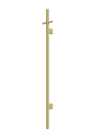Heated Vertical Towel Rail, Tiger Bronze