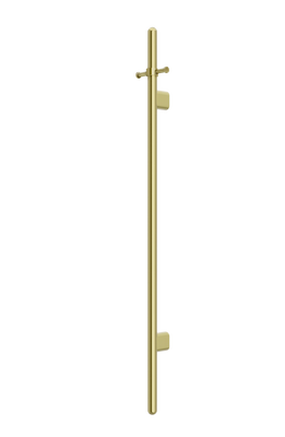 Meir Heated Vertical Towel Rail, Tiger Bronze