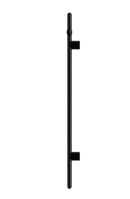 Meir Heated Vertical Towel Rail, Matte Black
