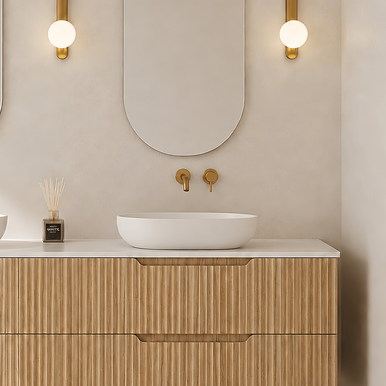 Milano Soul 520mm Solid Surface Basin