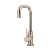 Round Kitchen Mixer Tap, Champagne