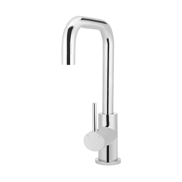 Round Kitchen Mixer Tap, Polished Chrome