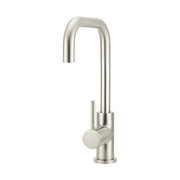 Round Kitchen Mixer Tap, Brushed Nickel