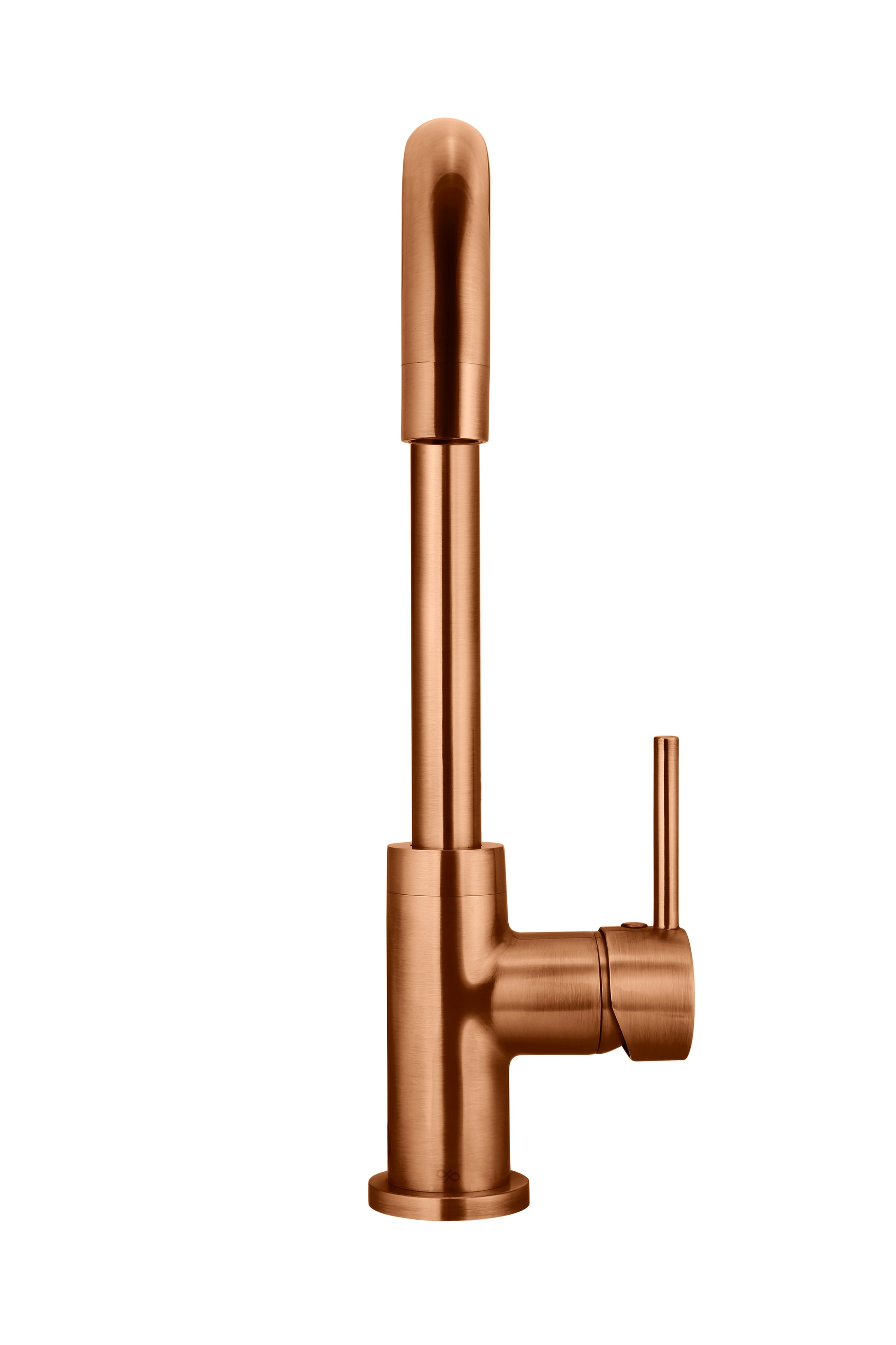 Round Kitchen Mixer Tap, Lustre Bronze